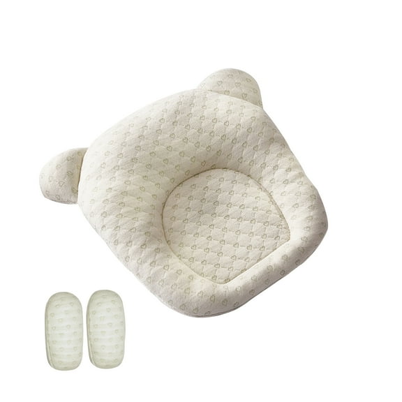 Almohada Almohada de bebé para recién nacido Prevención de cabeza plana Cómoda almohada moldeadora de cabeza de bebé Almohada infantil para 0-12 meses Bebé niño niña TOMSHOO Almohada