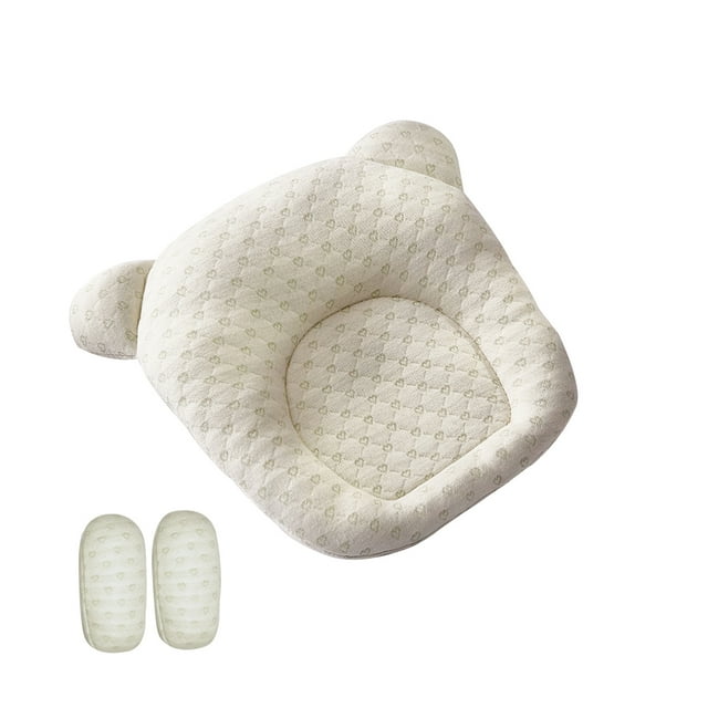 Almohada Almohada de bebé para recién nacido Prevención de cabeza plana Cómoda almohada moldeadora de cabeza de bebé Almohada infantil para 0-12 meses Bebé niño niña TOMSHOO Almohada