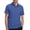 Blue, variant on HOWPAY Mens Polo Shirts Short Sleeve Solid Color Classic Button Collared T-Shirt Casual Lightweight Loose Fit Athletic Work Polo T-Shirts Blue L