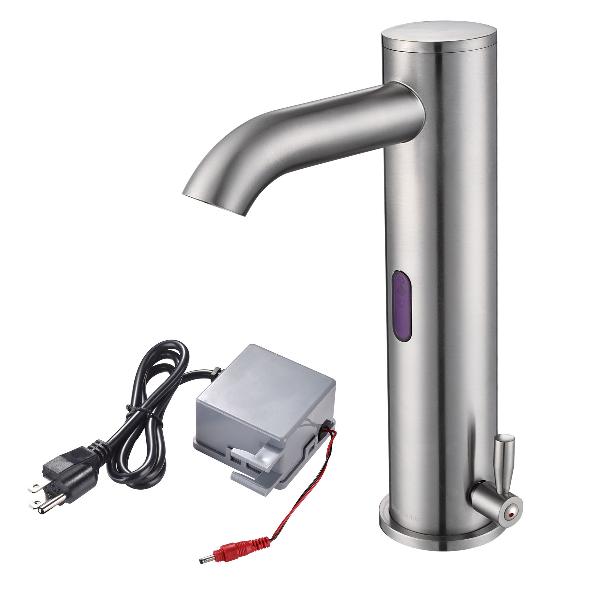 Aquaterior Automatic Touchless Sensor Bathroom Faucet Motion Activated Hands Free Hot&Cold Tap