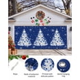 thumbnail image 2 of Garage Door Banner Cover 6 x 13 ft, Christmas Ball White Xmas Tree Snowflake Blue Christmas Garage Door Decorations Holiday Christmas Backdrop Decor for Winter New Year Xmas Party, 2 of 6