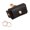 Black, variant on PU Leather Ring Holder for Dog Collar for Marriage Proposals and Wedding, Jewellery Storage Pouch, White, 2.5x5.7cm