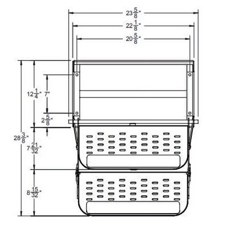 Stromberg Carlson Manual Coach Steps by Flexco, 20" Double, 7.75" Rise