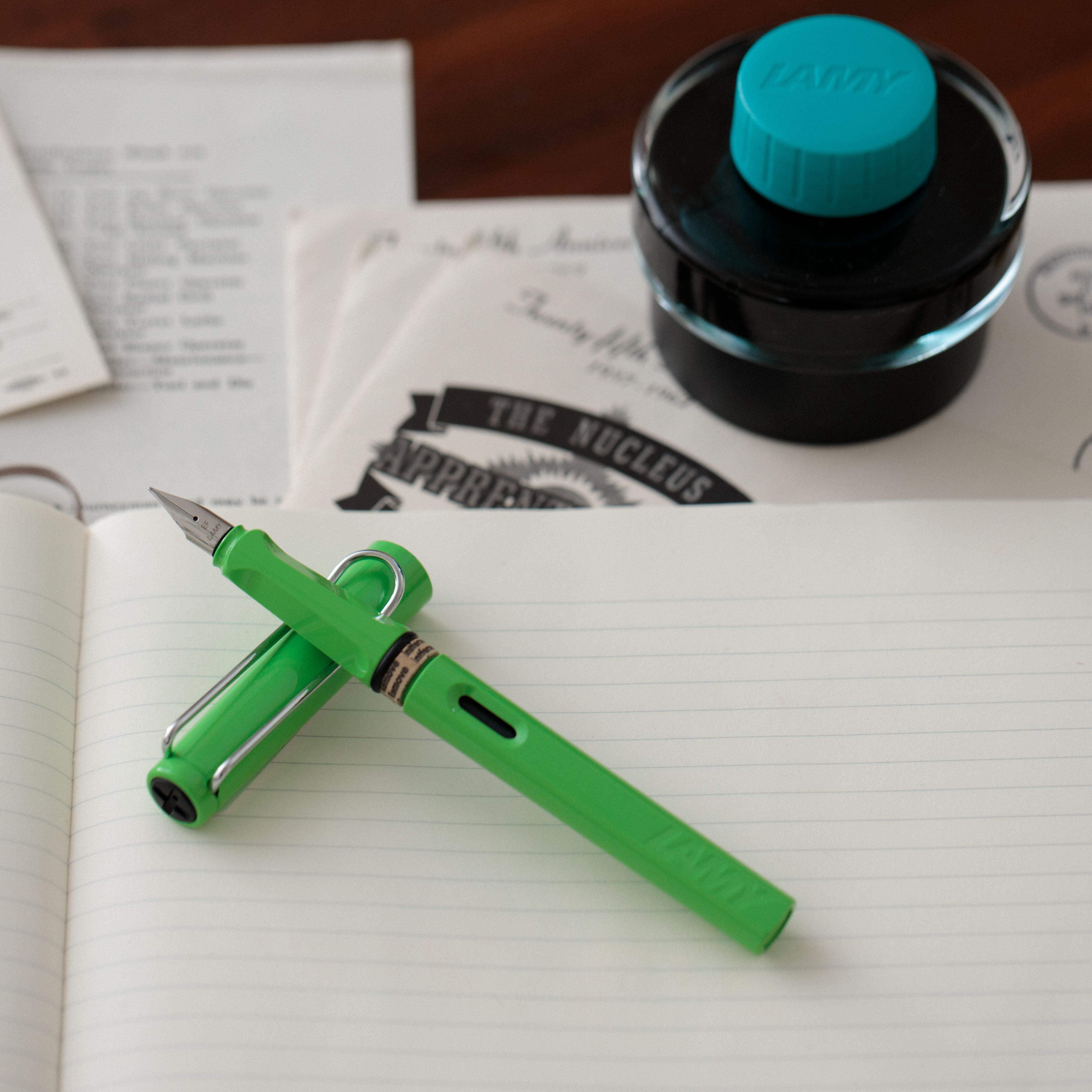Lamy Safari Fountain Pen - Green, Extra-Fine Nib