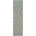 thumbnail image 6 of SAFAVIEH Courtyard Clark Chevron Indoor/Outdoor Area Rug, Grey/Blue, 5'3" x 7'7", 6 of 10