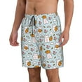 thumbnail image 2 of Goofa Carrot Rabbit Printed Mens Swim Trunks Summer Quick Dry Short Beach Swimwear Bathing Suits-Large, 2 of 9