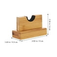 thumbnail image 2 of OULII 1 Pair of Bamboo Desktop Bat Holder Baseball Bat Display Stand Natural Texture for Home Use, 2 of 8