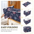 thumbnail image 2 of Yayeee Collapsible Cube Storage Bin with Lid Fabric Closet Decorative Basket with Handles, Red and Blue Fireworks Pattern, 2 of 7