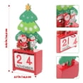 thumbnail image 2 of SOPOTUTU 70cm Assorted Color Plastic Christmas Calendar Decoration for Home Holiday Festive Seasonal Decor, 2 of 8
