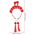 thumbnail image 2 of RENACLIPY Accessoires pour la Veille du Nouvel An Bandeau pour Rassemblements en Rouge Lot de 1, 2 of 5