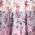thumbnail image 5 of Zunie Big Girl's Denim Chiffon Tiered Floral Print Dress, 5 of 5