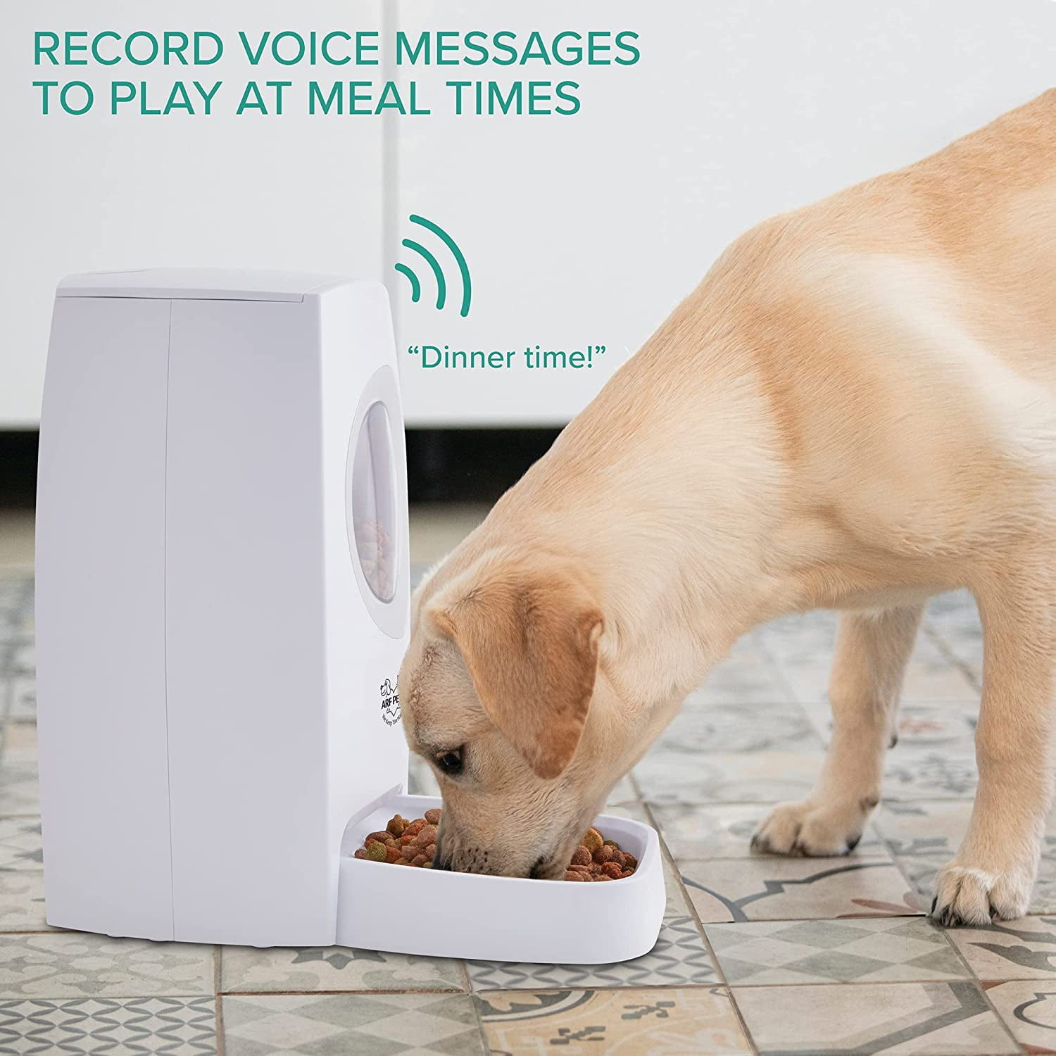 Arf Pets Automatic Pet Feeder Food Dispenser for Dogs, Cats & Small Animals