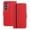 Red, variant on Allytechgroup Flip Wallet Phone Case for Samsung Galaxy S23 FE, RFID Blocking PU Leather Built-in Credit Card Slot Stand Shockproof Full Body Protective for Samsung Galaxy S23 FE, Red