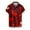 D-Wine, variant on WREESH Men's Hawaiian Shirt Valentine's Day Shirts Heart Printed Button Up Shirts Casual Short Sleeve Summer Beach Shirt Red