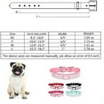 thumbnail image 5 of Small Dog Collar with Crown Rhinestone, Pretty Glitter Crystal Jewel Bling Sparkly Diamond Puppy Collars for XXS XS Small Medium Large Pet Girls Dogs Female Cats Kitten, 5 of 7
