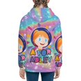 A for Adley Kids Zip Up Hoodies for Boys Girls Novelty Hooded