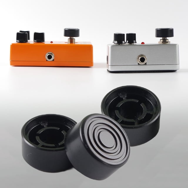 Pedal de efectos de guitarra CUTICAT de 3 Piezas tapa de Protección Casquillo del clavo del pie del efecto de la guitarra