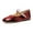 Red, variant on XYD Women Mary Jane Flats Multi-sized Pearls Cute Round Toe Comfort Slip On School Casual Ballet Shoes Size 7 Red