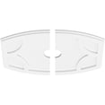 thumbnail image 2 of 24"W x 16"H x 3"ID x 13"C x 1"P Kailey Architectural Grade PVC Contemporary Ceiling Medallion, Two Piece, 2 of 11