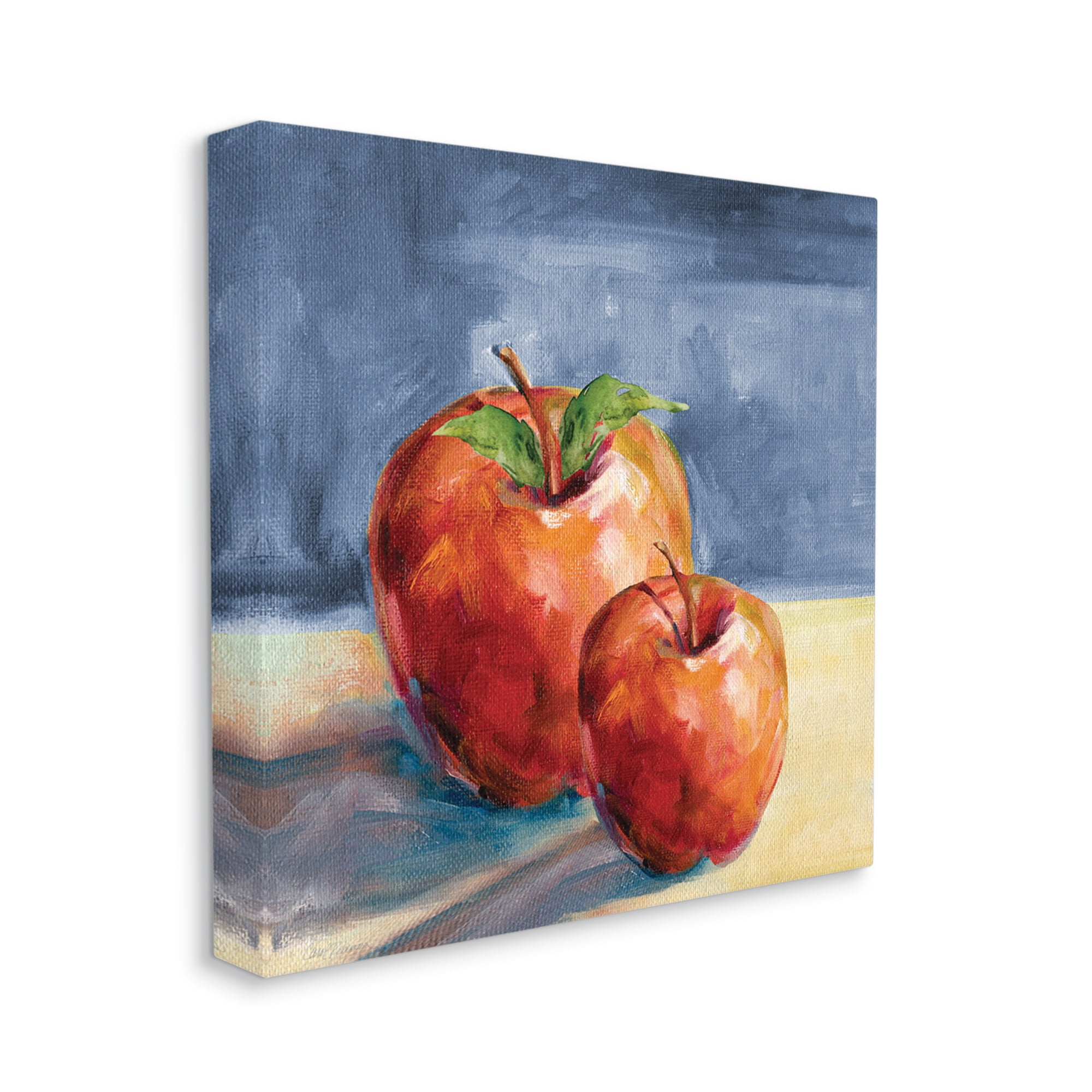 Stupell Industries Traditional Luscious Red Apples Tabletop Still Life Painting Gallery Wrapped Canvas Print Wall Art, Design by Carol Robinson