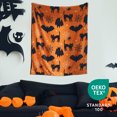 thumbnail image 3 of (2 pack) Cozy Comfort Halloween Fleece Throw Blanket, Printed Bat Decorative Blanket for Couch, 50x60 inches, 3 of 7