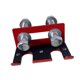 thumbnail image 3 of Soporte para barra de sentadillas, soporte para barra, soporte postes, resistente Rojo, 3 of 8