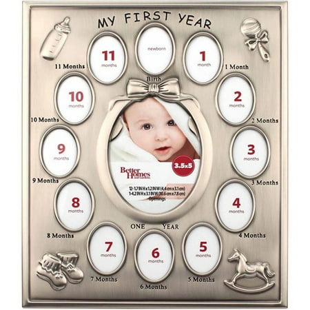 Baby Frame - Better Homes & Gardens Baby's First Year Milestone Frame