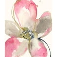 thumbnail image 2 of Goldberger, Jennifer 26x30 White Modern Wood Framed Museum Art Print Titled - Magenta Petals I, 2 of 4
