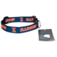 thumbnail image 2 of Illinois Fighting Illini Ribbon Dog Collar, 2 of 3