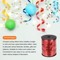 thumbnail image 3 of Unique Bargains 500 Yards Glitter Curling Ribbon Crimped Balloon String Metallic 3/16' for Party Decoration, Red, 3 of 6