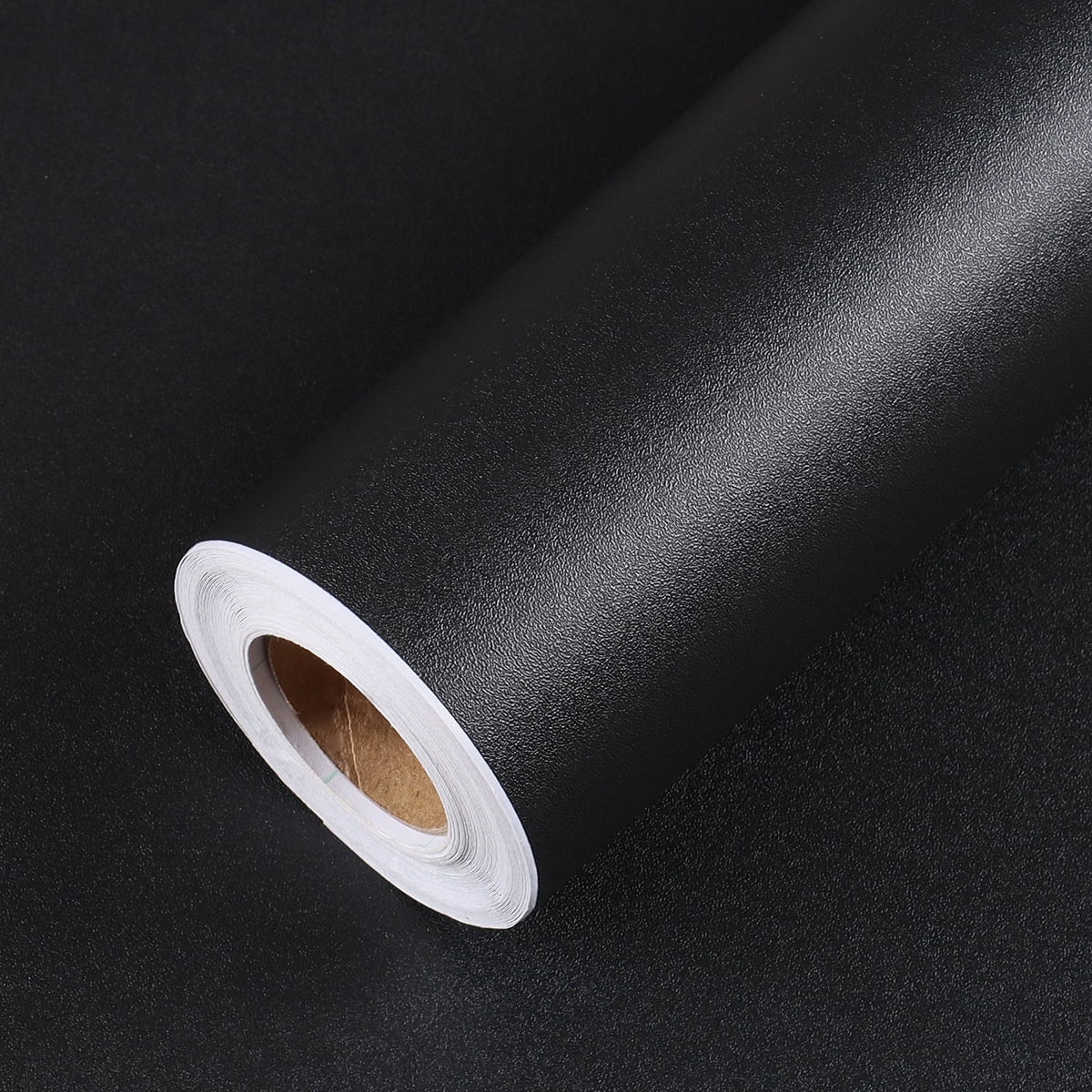 Black Contact Paper for Cabinets 400"X15.8" Ababoorty Black Wall Paper Roll for Bedroom Self Adhesive Removable Peel and Stick Vinyl Wallpaper Decorative Bathroom Walls Locker Countertops Waterproof…