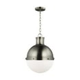 thumbnail image 3 of Generation Lighting 6577101 Hanks 13" Wide Pendant - Nickel, 3 of 7