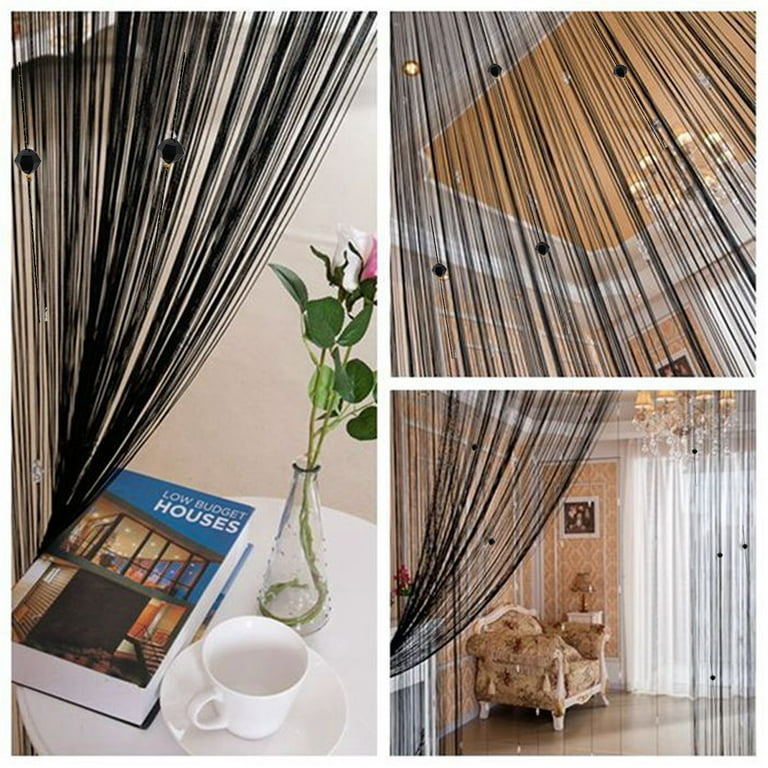 HOTBEST String Curtains, Beads Curtain Doorway Tassel Curtain