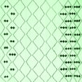 thumbnail image 1 of Ahgly Company Indoor Square Trellis Emerald Green Contemporary Area Rugs, 5' Square, 1 of 4