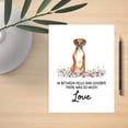 thumbnail image 2 of Koyal Wholesale Jumbo Pet Sympathy Card with Envelope, Boxer, Dog Grief Bereavement Card 8.5" x 11", 1-Pk, 2 of 5