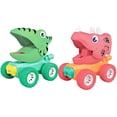 thumbnail image 1 of De Dinosaurio De Juguete Para Niños, Juguete De Presión Para Niños, Coche De Juguete Push And Go, Regalo Para Niños Y Niñas (Color De La Rueda Al Azar) 2 Uds. Cateissary FN007739-04, 1 of 6