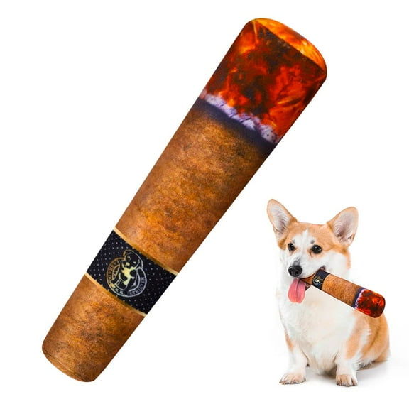 MAUMAPET Clearance Sales Pet Toys Dog Chew Toy Funny Interactive Stuffed Plush Squeaky Doggy Toy Gift for Puppy Medium Large Dog Birthday, Brown