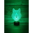 thumbnail image 5 of YSITIAN Wolf 3D Night Light for Boys Girls Room, Bedside Lamp Toys Decor Gifts for Kids Baby, 7 Colors Changing Nightlight with Smart Control G1116-294, 5 of 8
