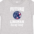 thumbnail image 4 of Inktastic Future Lineman Like Daddy Boys Baby T-Shirt, 4 of 5