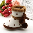 thumbnail image 4 of Ame Newborn Baby Boys Girls Winter Boots Soft Bottom Baby Girls Moccasin Warm Boots Non-slip Booties, 4 of 8