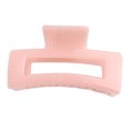 thumbnail image 4 of Garra de pelo para mujer Pinza de cabellero grande antideslizante de 3 pulgadas pinza de cabellero francesa grande para mujeres niñas piensa accesorios de cabellero - Rosa Rosado Magideal Garra de pelo para mujer, 4 of 7