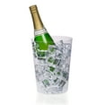 thumbnail image 6 of 6 Large Disposable Ice Bucket - 96 oz. Plastic Ice Bucket - Clear, 6 of 10
