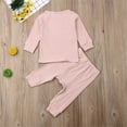 thumbnail image 3 of PENGXIANG Baby Boy or Girl Gender Neutral Striped Top & Pants  2pc Outfit Set, 3 of 4