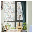 thumbnail image 5 of Window Privacy Film Photo Of Plant Leaves Electrostatic Frosted Glass Film Opaque Bedroom And Bathroom Hidden Sliding Door Private PVC Sticker, 5 of 8