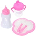 thumbnail image 4 of 1 Set de biberón y cubiertos para muñeca, biberón de juguete, modelo de botella de agua para muñeca bebé, 4 of 7