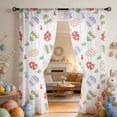 thumbnail image 4 of Semi Sheer Curtains Polyester Printed Easter Eggs 1 Panel 183X132 Cm Window Treatment for Spring Festival Party Decor, 4 of 7