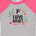 thumbnail image 4 of Inktastic Ballerina Dancer I Love Ballet Girls Baby Bodysuit, 4 of 5