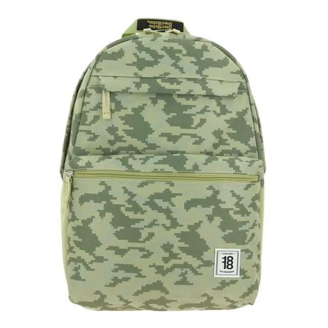 Mochila grande 1818 Unisex COLORS24 Verde Militar