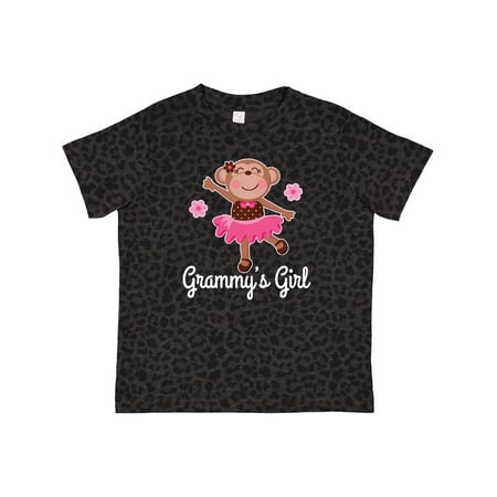 

Inktastic Grammy Girl Ballerina Monkey Gift Toddler Toddler Girl T-Shirt