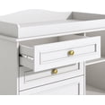 thumbnail image 5 of ChVans Changing Table Dresser, Baby Classic Nursery Dresser with 5 Drawers & Open Storage Shelves, Convertible Nursery Dresser Chest of Drawers, 5 of 9